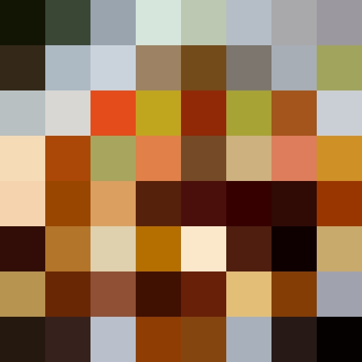 Pixelated puzzle image